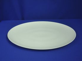 Travessa porcelana oval Loop - 45,5x31 cm