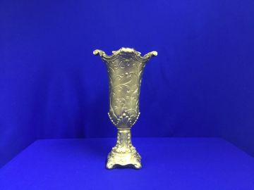 Vaso trabalhado dourado - 22x40 cm