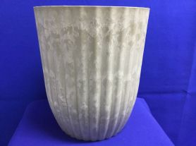 Vaso cinza trabalhado - 25x29