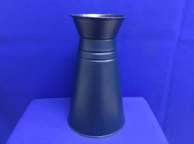 Vaso cone metal azul - 40x14