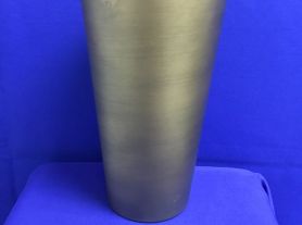 Vaso dourado cone alto - 18x32