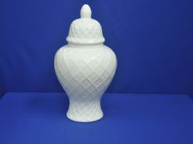 Vaso real branco G - 28x45 cm