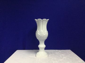 Vaso taça imperial branco - 20x50 cm