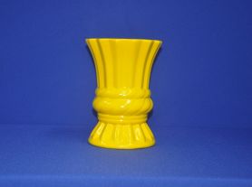 Vaso Trançado amarelo - 18x24 cm